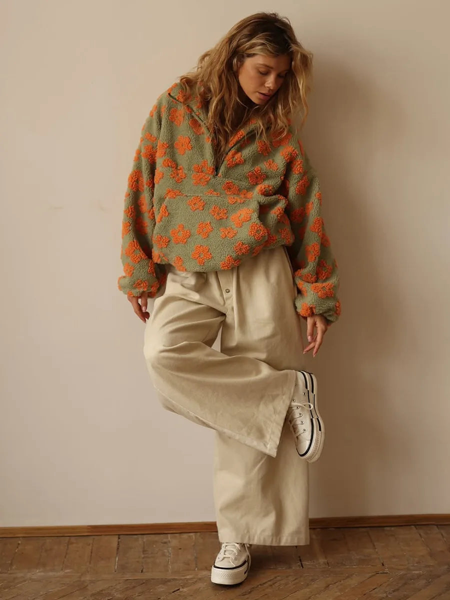 Wildflower Half-Zip Pullover