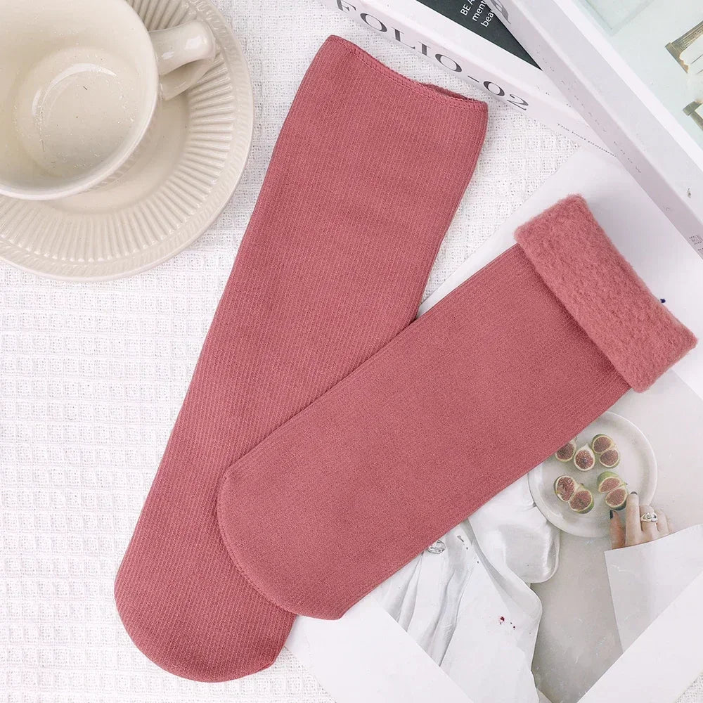 Fleece Ribbed Sock Set