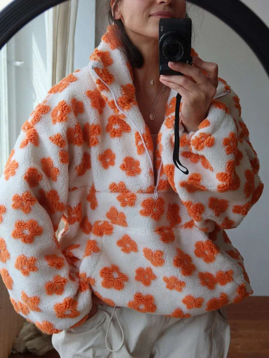 Wildflower Half-Zip Pullover