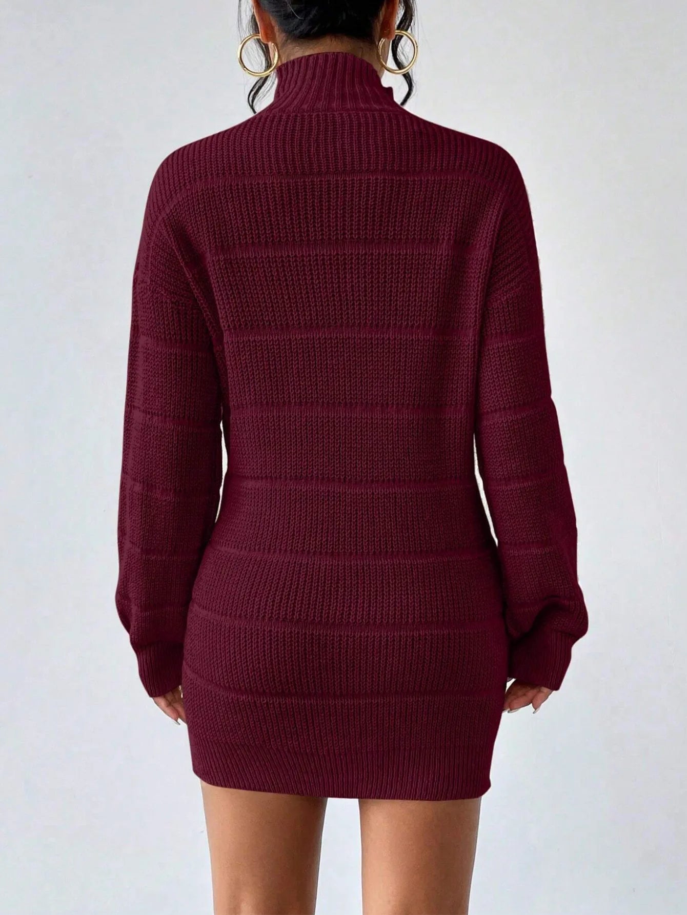 Turtleneck Mini Dress