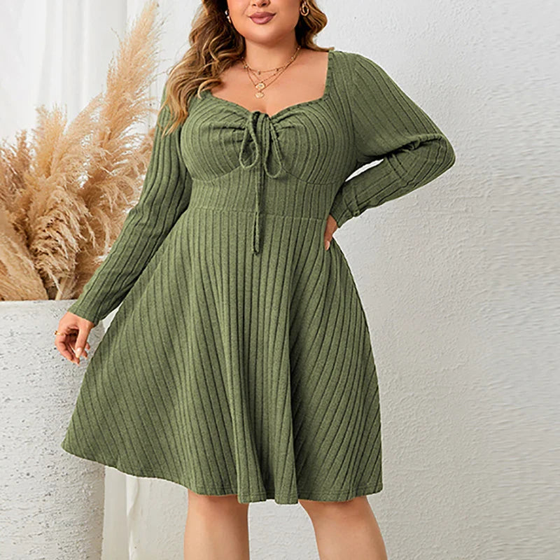 Avani Soft-Knit Ribbed Dress