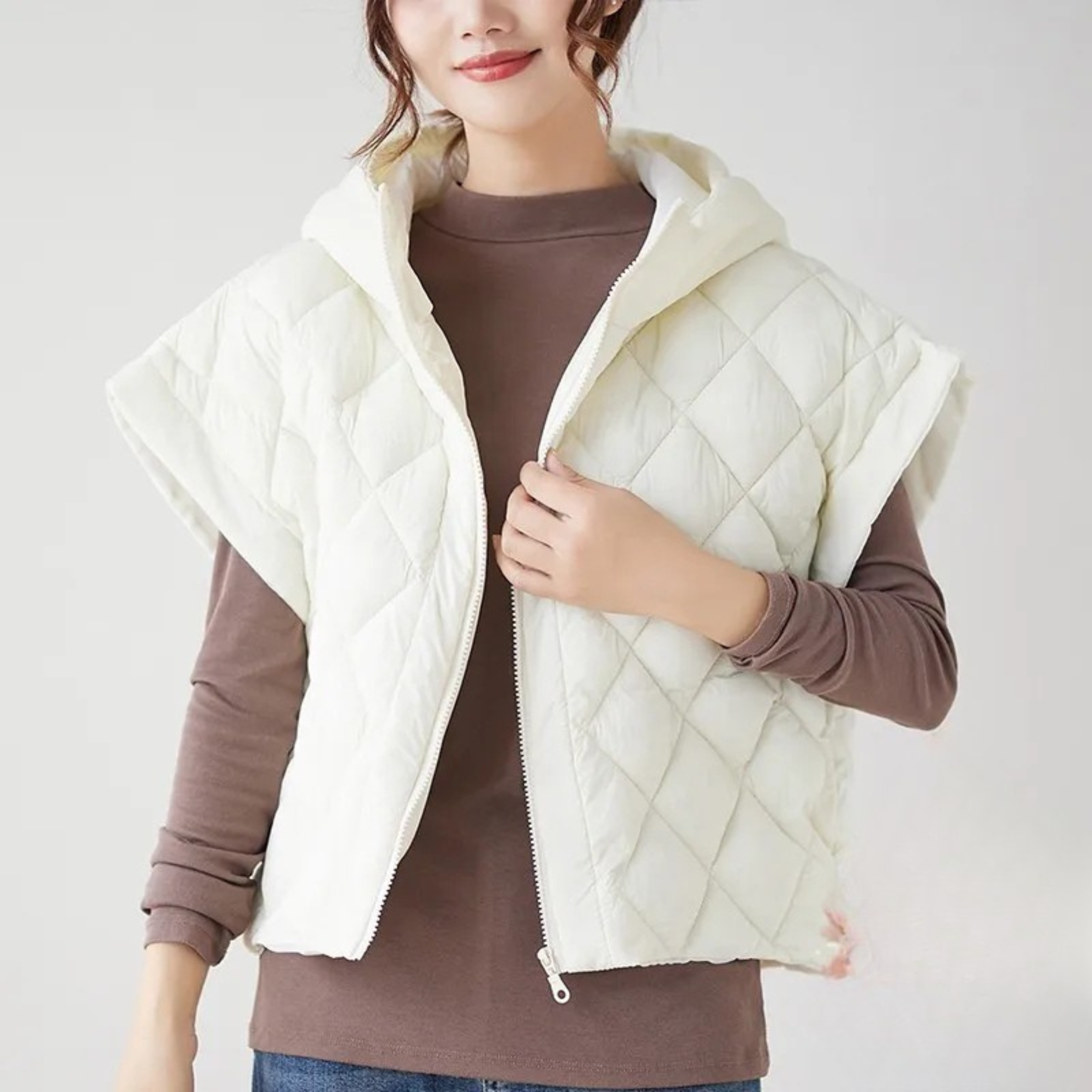 Oslo Quilted Cap Sleeve Vest
