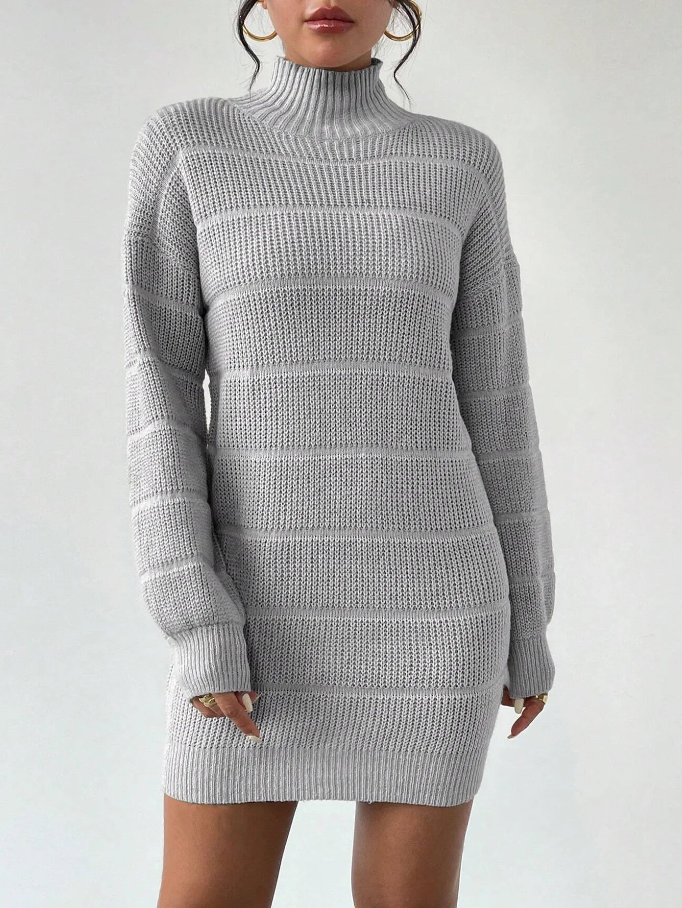 Turtleneck Mini Dress