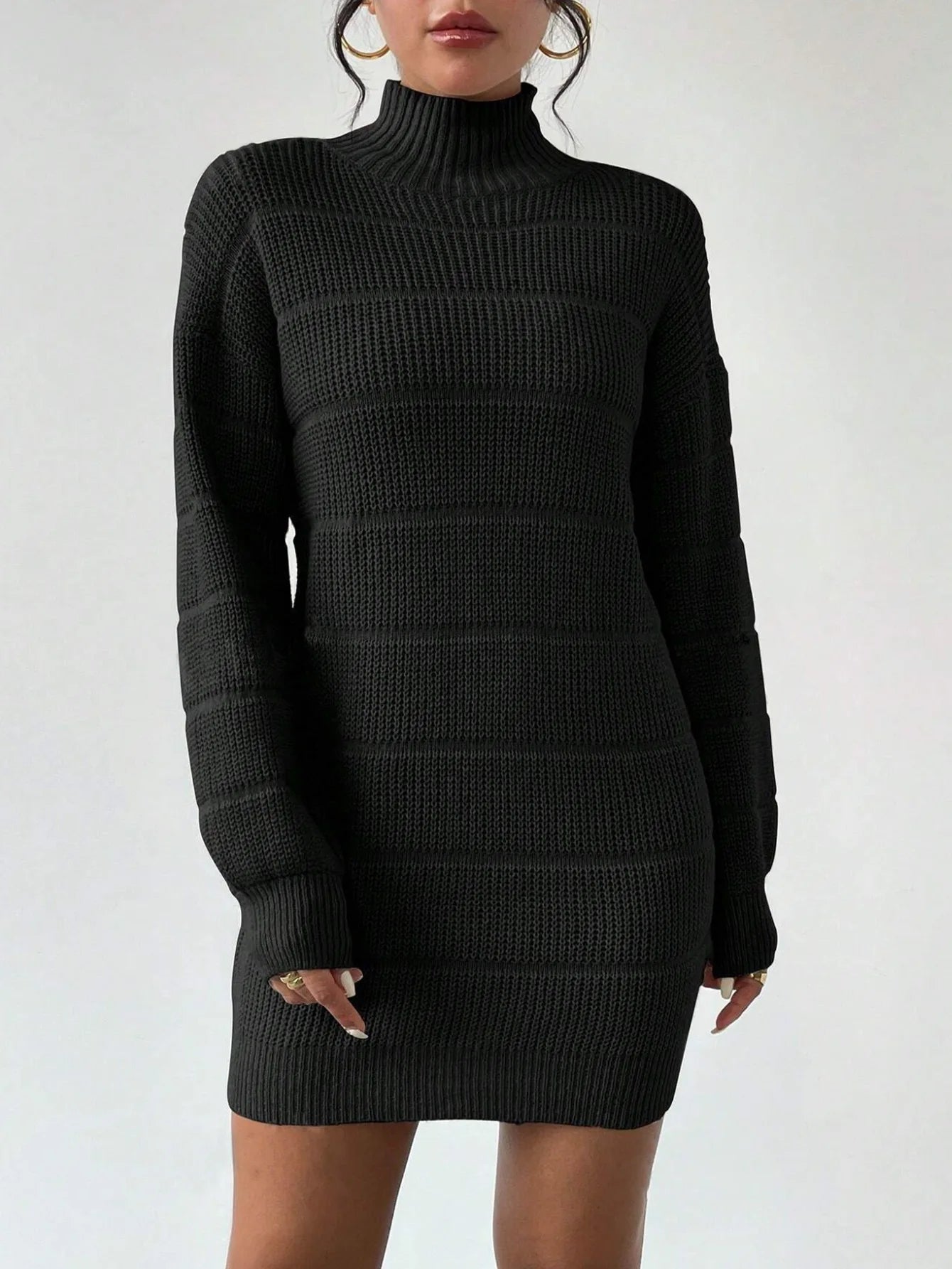 Turtleneck Mini Dress