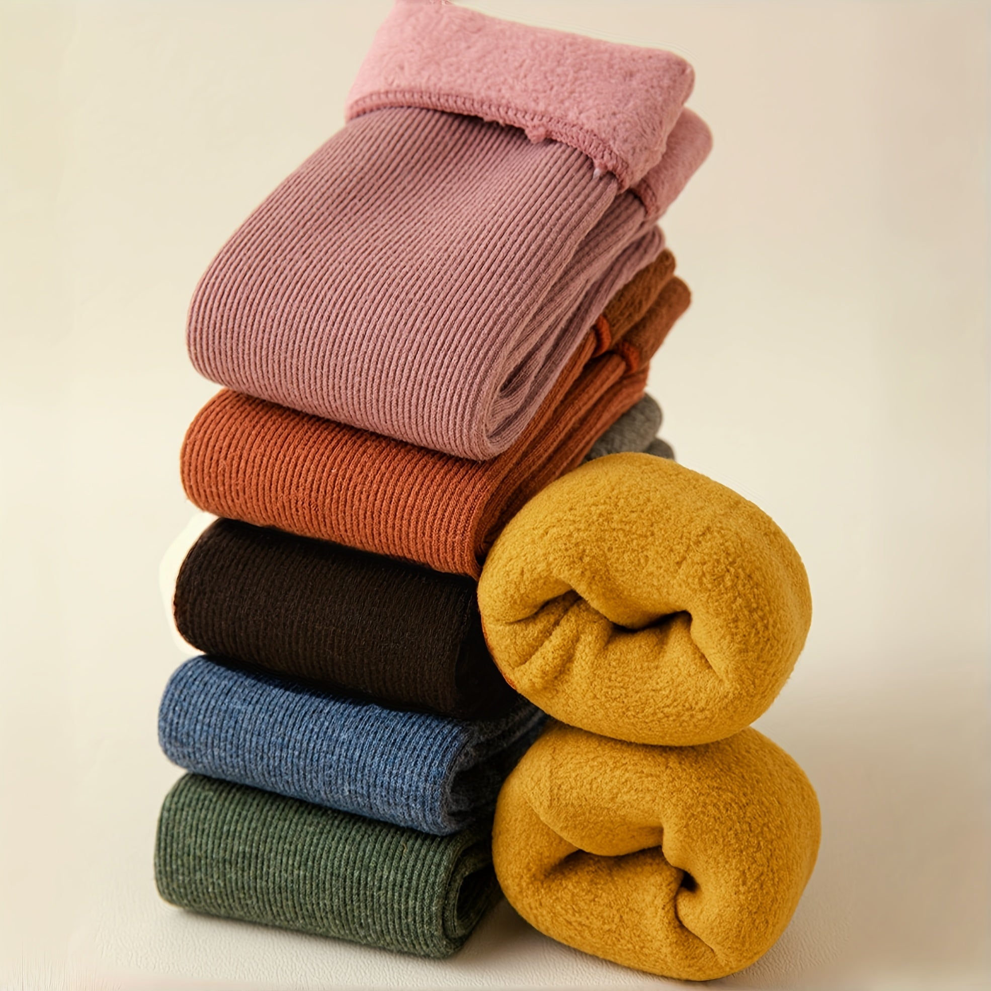 Fleece Ribbed Sock Set